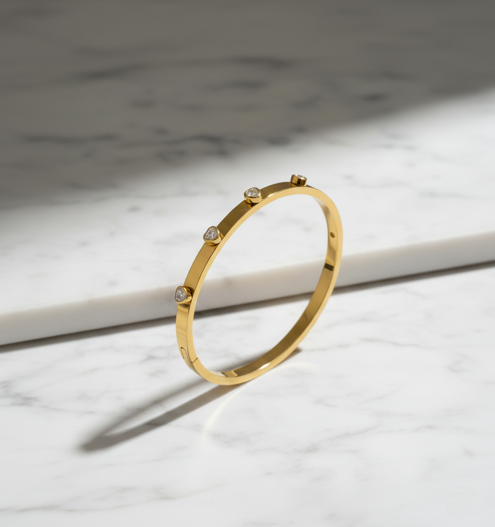 Celeste Gold Bangle