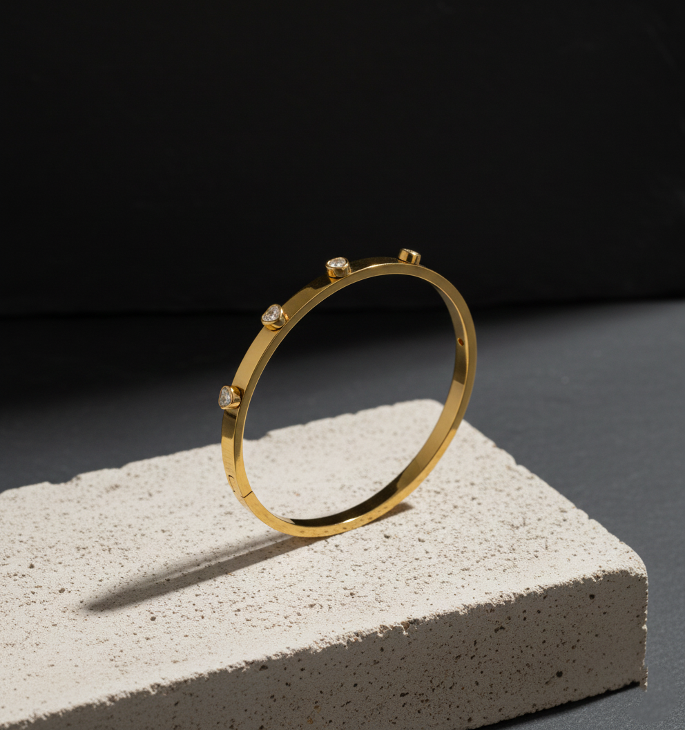 Celeste Gold Bangle