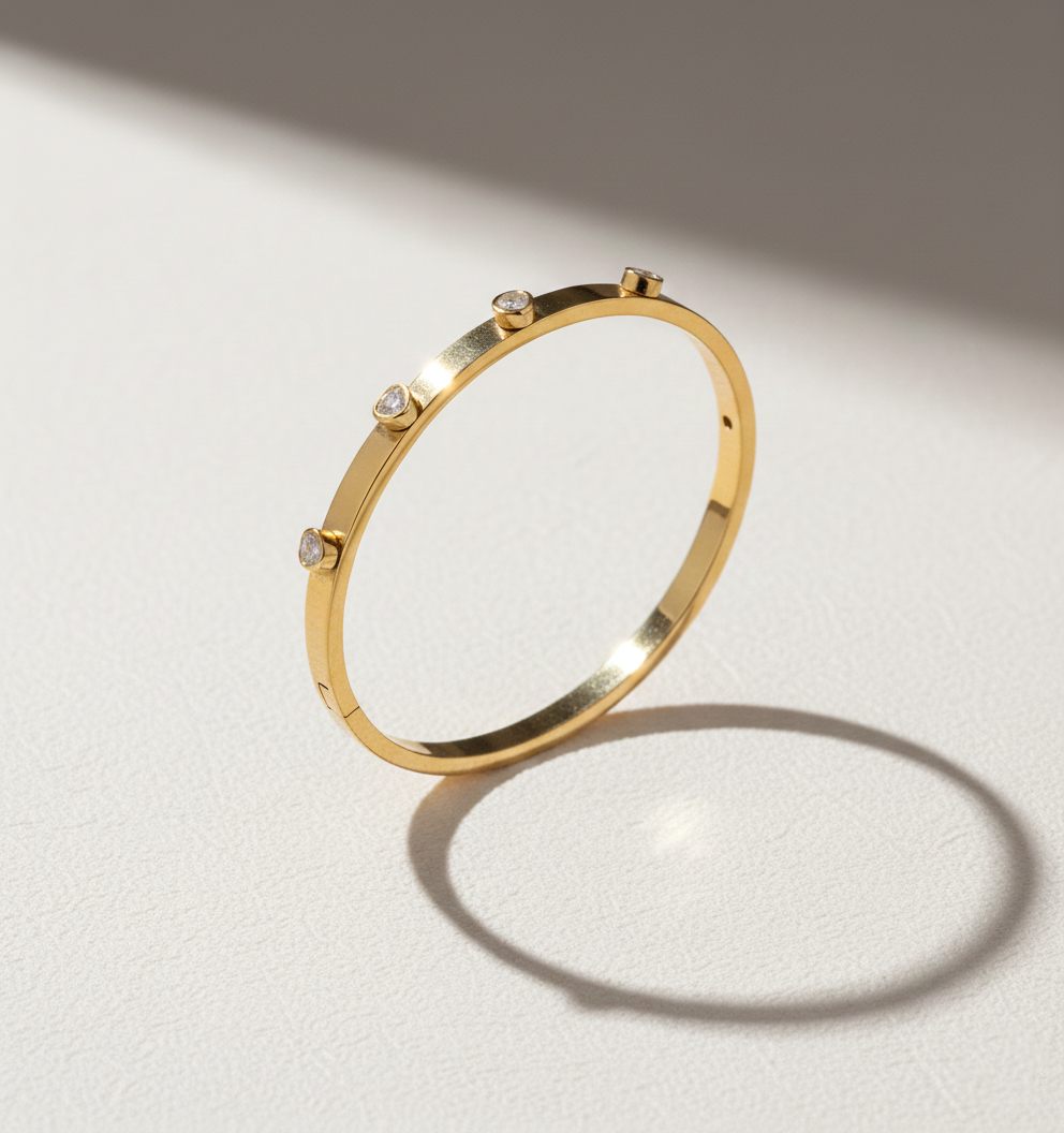 Celeste Gold Bangle