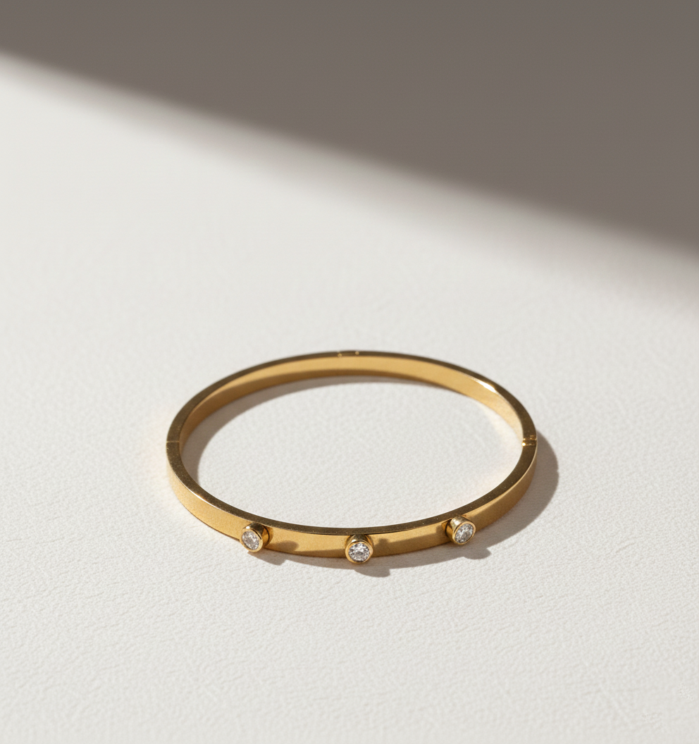 Celeste Gold Bangle
