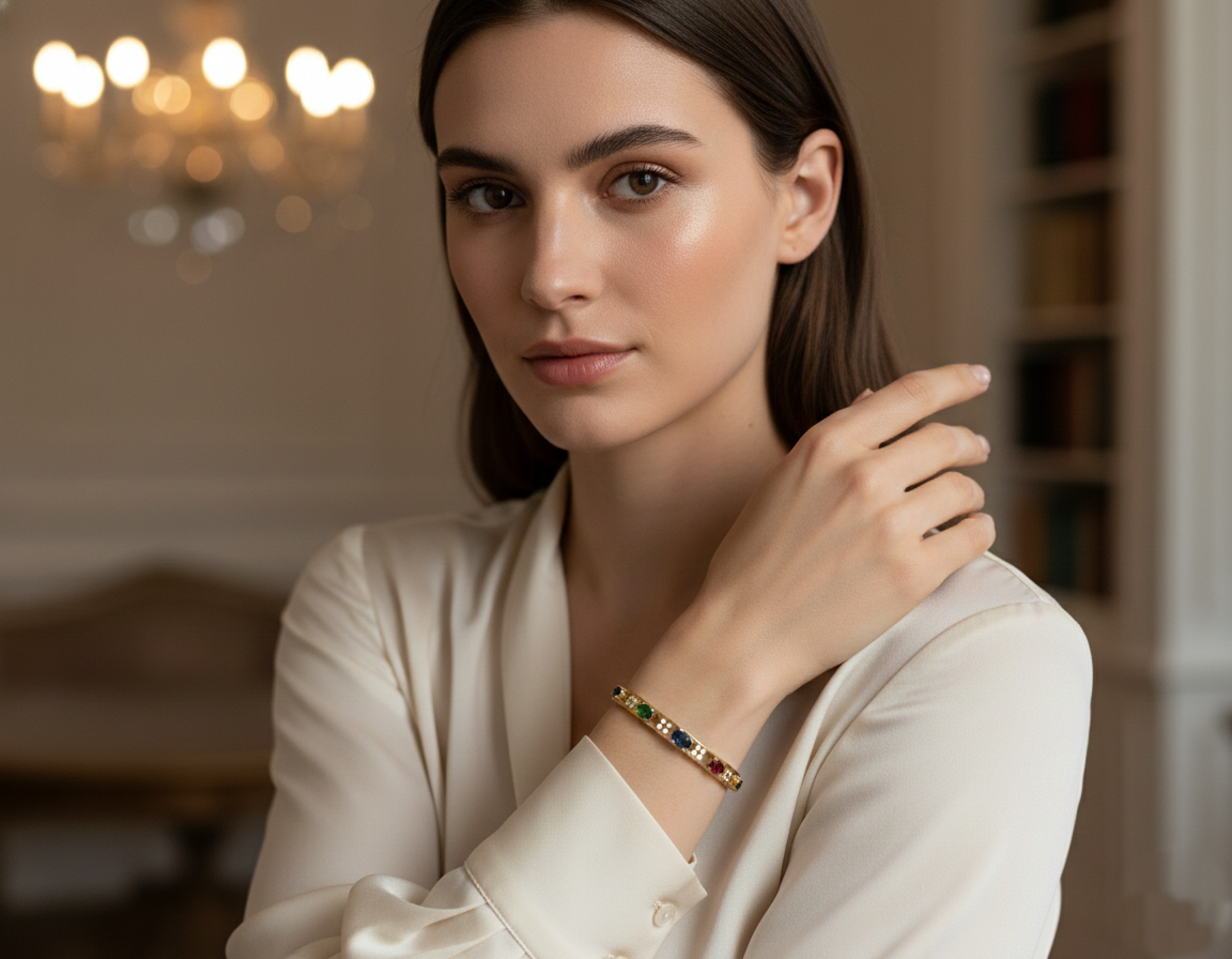 Celestial Gemstone Bracelet