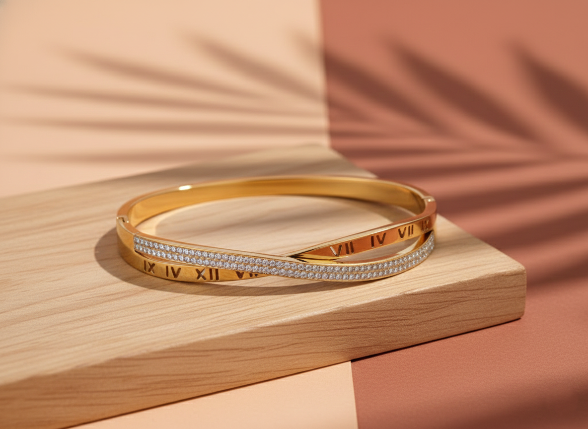 Classic Roman Gold Bracelet