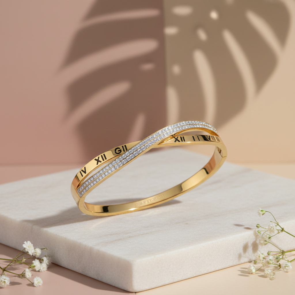 Classic Roman Gold Bracelet