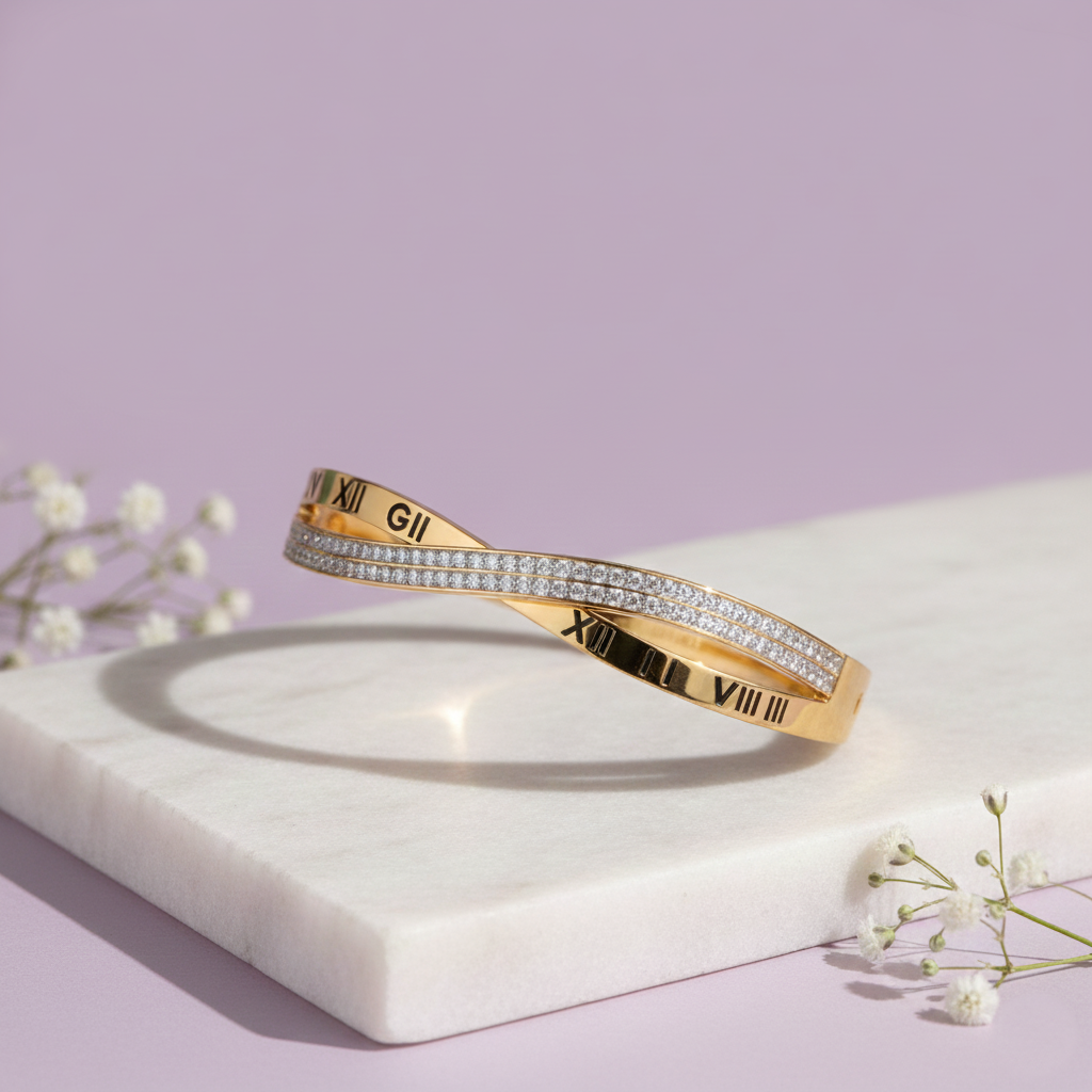 Classic Roman Gold Bracelet