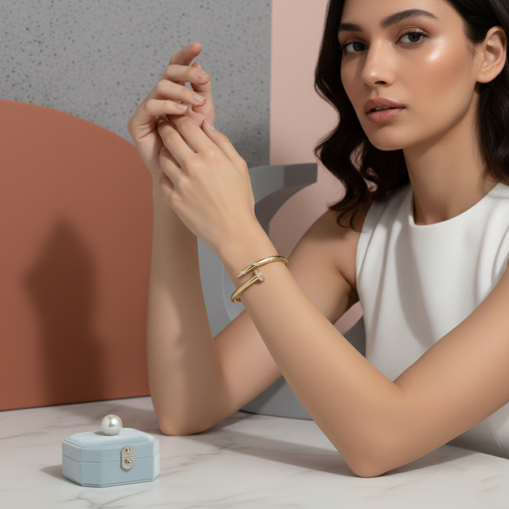 Luxe Nail Bangle
